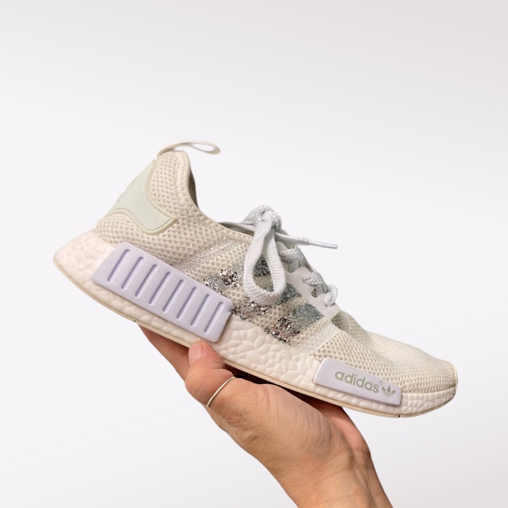 EUC Glitter Adidas NMD R1 Women's Athletic Shoes